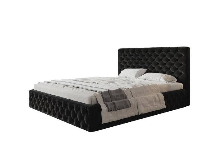 Alpi-Möbel POLSTERBETT, Schwarz, 120x200 cm, OEKO-TEX® STANDARD 100, Schlafzimmer, Betten, Polsterbetten von XXXLutz Marktplatz