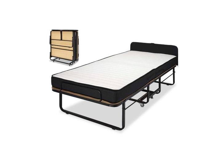 BED BOX GÄSTEBETT, Schwarz, Metall, Höhe ca. 11 cm, 90x200 cm, Schlafzimmer, Betten, Klappbetten von XXXLutz Marktplatz