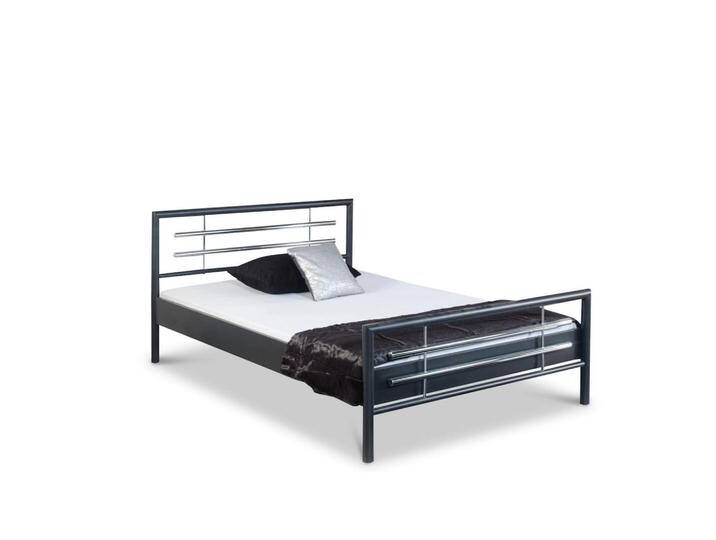 BED BOX METALLBETT, Anthrazit, Metall, 140x220 cm, Schlafzimmer, Betten, Metallbetten von XXXLutz Marktplatz