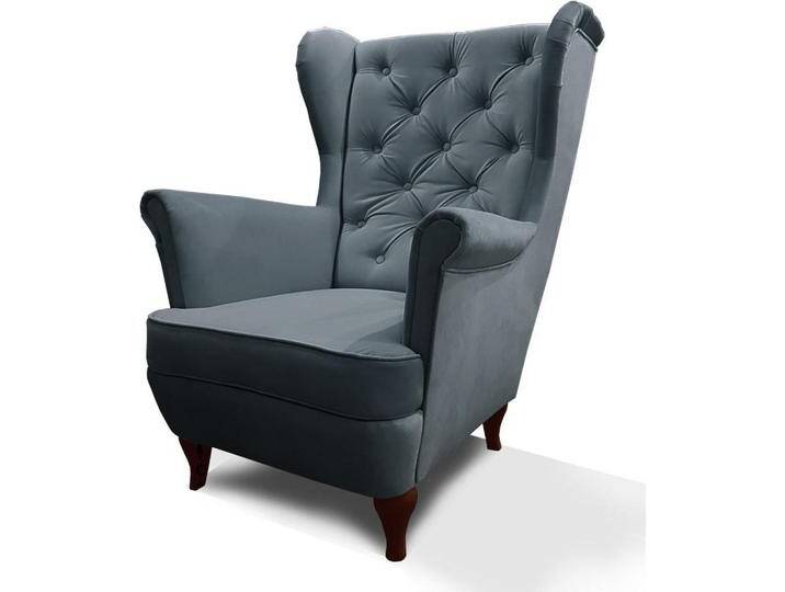 Beautysofa CHESTERFIELD-SESSEL, Dunkelgrau, 1-Sitzer, 82x102x92 cm, Wohnzimmer, Sessel, Ohrensessel von XXXLutz Marktplatz