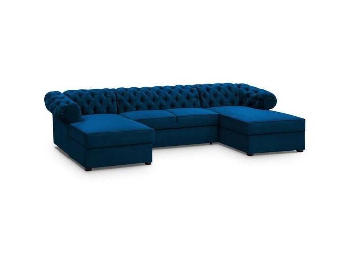 Beautysofa WOHNLANDSCHAFT, Dunkelblau, 348x81x174 cm, Wohnzimmer, Sofas & Couches, Wohnlandschaften, Wohnlandschaften in U-Form von XXXLutz Marktplatz