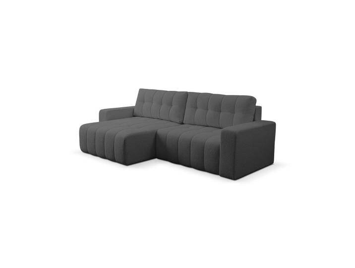 Bettso ECKSOFA, Grau, L-Form, 245x143 cm, Wohnzimmer, Sofas & Couches, Wohnlandschaften, Ecksofas von XXXLutz Marktplatz