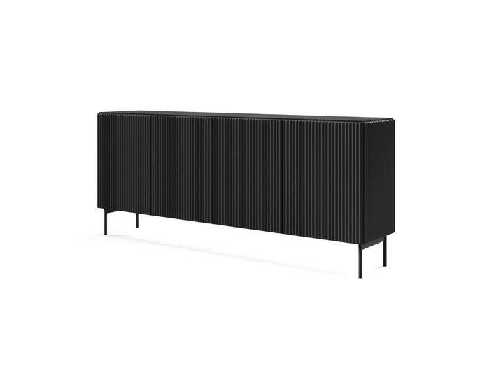 Bettso SIDEBOARD, Schwarz, 195x81x40 cm, Wohnzimmer, Kommoden & Sideboards, Sideboards von XXXLutz Marktplatz