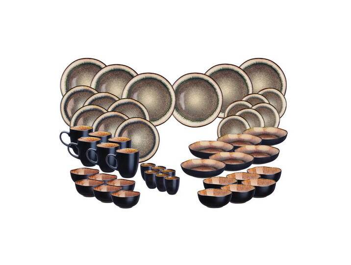 Björn KOMPLETTSERVICE, Braun, Keramik, 1x1x1 cm, Essen & Trinken, Geschirr, Geschirr-Sets, Kombiservice von XXXLutz Marktplatz