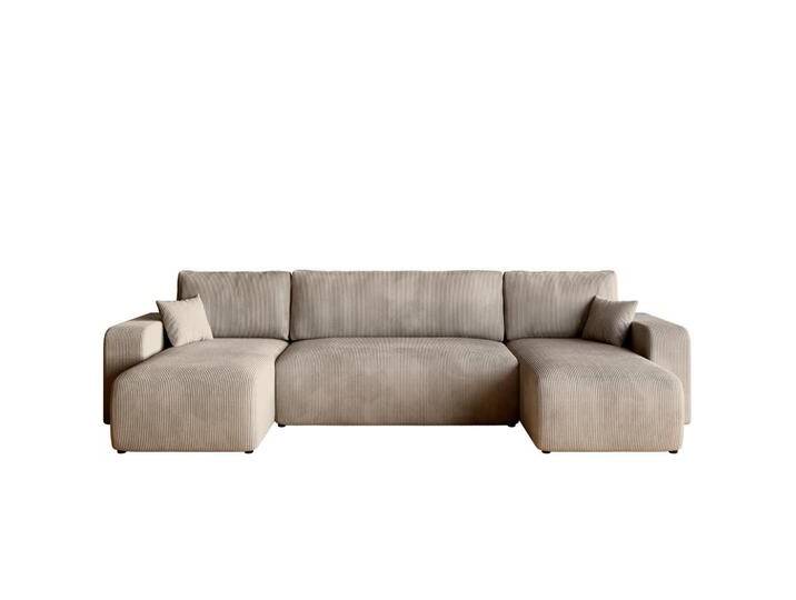 Bromarkt WOHNLANDSCHAFT, Beige, U-Form, 312x82x148 cm, Wohnzimmer, Sofas & Couches, Wohnlandschaften, Wohnlandschaften in U-Form von XXXLutz Marktplatz