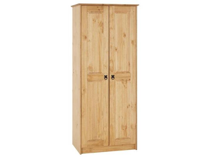 CARO-Möbel KLEIDERSCHRANK, Natur, Holz, Kiefer, Vintage, 73x175x50 cm, Schlafzimmer, Kleiderschränke, Drehtürenschränke von XXXLutz Marktplatz