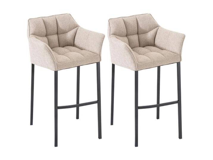CLP BARHOCKER, Creme, Schwarz, 64x110x48 cm, Esszimmer, Barmöbel, Barhocker von XXXLutz Marktplatz
