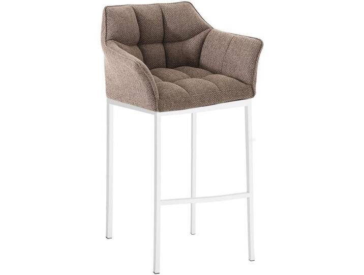 CLP BARHOCKER, Dunkelbraun, Weiß, 64x110x48 cm, Esszimmer, Barmöbel, Barhocker von XXXLutz Marktplatz