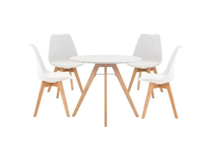 CLP TISCHGRUPPE, Weiß, Holz, 140x83x140 cm, Esszimmer, Bänke, Tisch- & Eckbankgruppen von XXXLutz Marktplatz