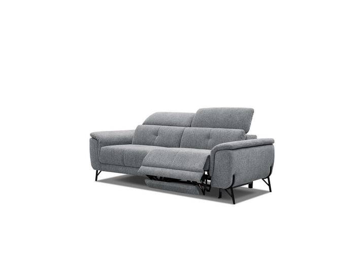 Courtois Laville SOFA, Grau, 3-Sitzer, Rechteckig, 204x80x108 cm, Wohnzimmer, Sofas & Couches, Sofas, Heimkino Sofas von XXXLutz Marktplatz