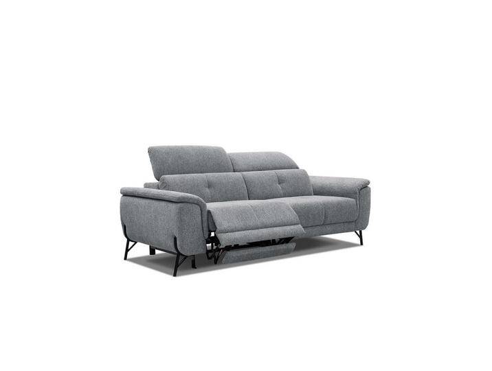 Courtois Laville SOFA, Grau, 3-Sitzer, Rechteckig, 204x80x108 cm, Wohnzimmer, Sofas & Couches, Sofas, Heimkino Sofas von XXXLutz Marktplatz