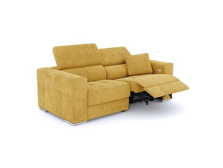 Courtois Laville SOFA, Honig, 3-Sitzer, Rechteckig, 204x80x102 cm, Wohnzimmer, Sofas & Couches, Sofas, Heimkino Sofas von XXXLutz Marktplatz