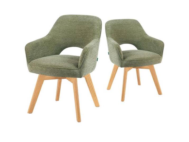 DUBI Möbel DREHSTUHL, Grün, 60x87x65 cm, Esszimmer, Stühle, Esszimmerstühle, Armlehnenstühle von XXXLutz Marktplatz