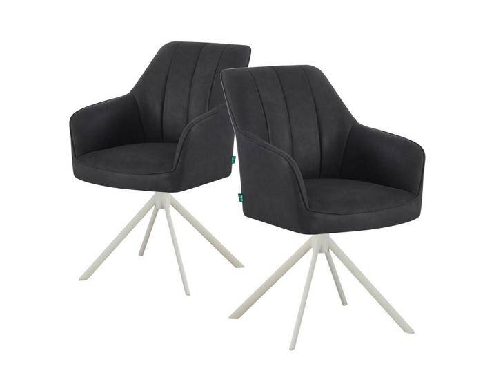 DUBI Möbel ESSZIMMERSTUHL, Schwarz, 57x88x63 cm, Esszimmer, Stühle, Esszimmerstühle, Armlehnenstühle von XXXLutz Marktplatz