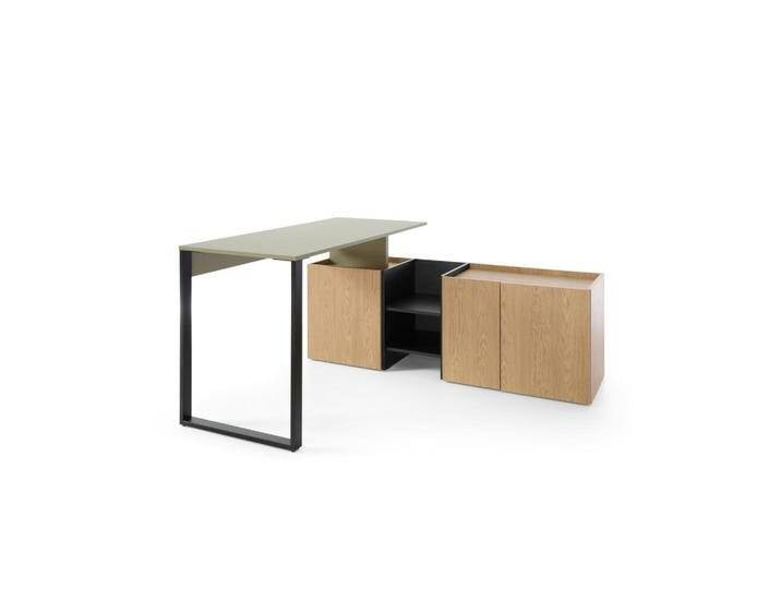 Deine Möbel 24 KINDERSCHREIBTISCH, Eukalyptusholz, Eiche, Schwarz, 249x75x135 cm, Arbeitszimmer, Schreibtische, Jugend- & Kinderschreibtische von XXXLutz Marktplatz