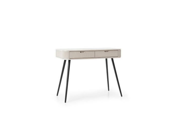 Deine Möbel 24 SCHMINKTISCH, Creme, Schwarz, 2 Schubladen, 103x80x49 cm, Wohnzimmer, Wohnzimmertische, Konsolentische von XXXLutz Marktplatz