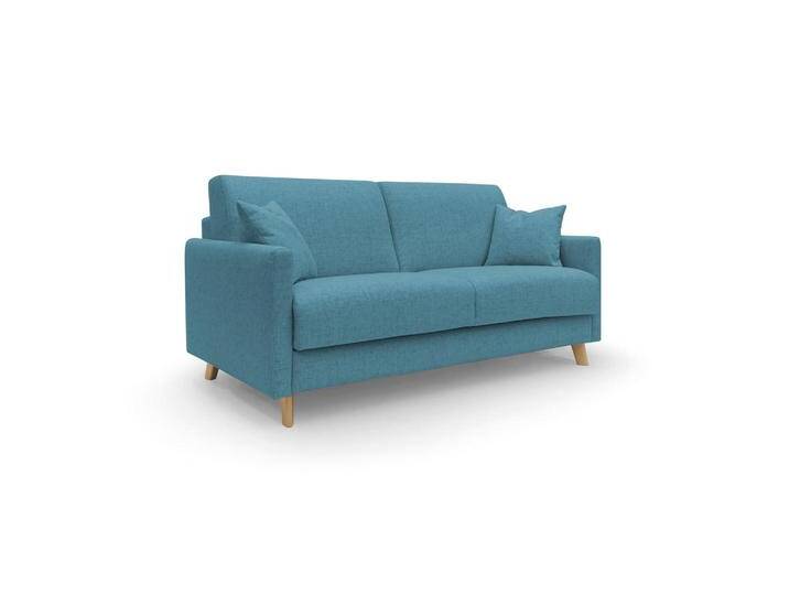 Divani.store SCHLAFSOFA, Hellblau, 2-Sitzer, Rechteckig, 160x94x97 cm, Wohnzimmer, Sofas & Couches, Schlafsofas von XXXLutz Marktplatz