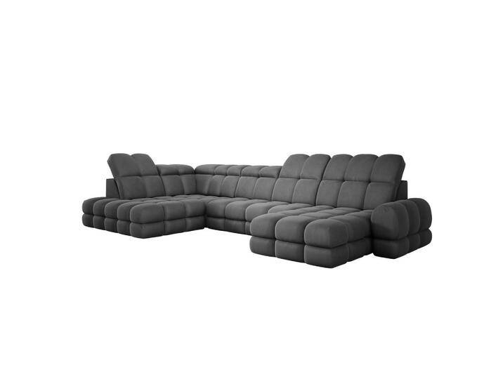 DomoHome ECKSOFA, Dunkelgrau, Rechteckig, 400x217 cm, Wohnzimmer, Sofas & Couches, Wohnlandschaften, Ecksofas von XXXLutz Marktplatz