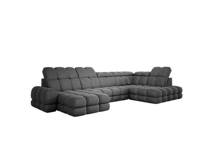 DomoHome ECKSOFA, Dunkelgrau, Rechteckig, 400x217 cm, Wohnzimmer, Sofas & Couches, Wohnlandschaften, Ecksofas von XXXLutz Marktplatz