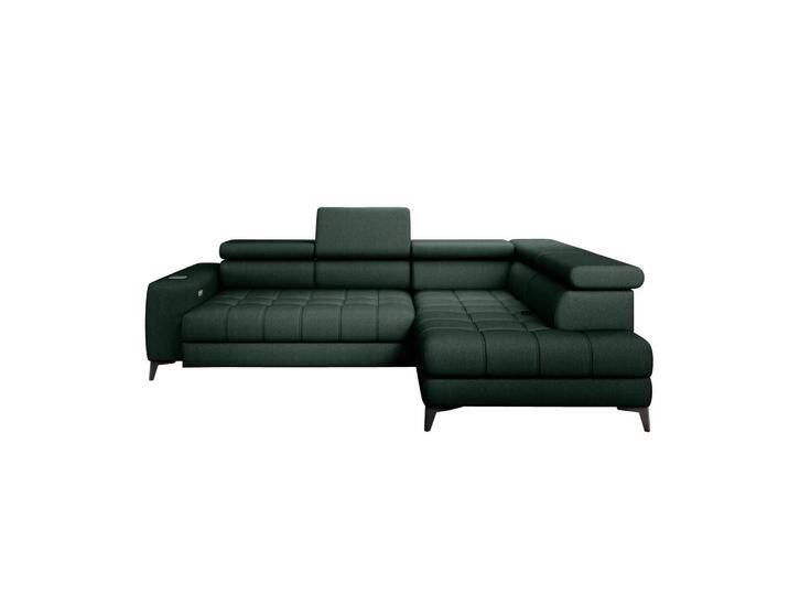 DomoHome ECKSOFA, Dunkelgrün, Rechteckig, 280x196 cm, Wohnzimmer, Sofas & Couches, Wohnlandschaften, Ecksofas von XXXLutz Marktplatz