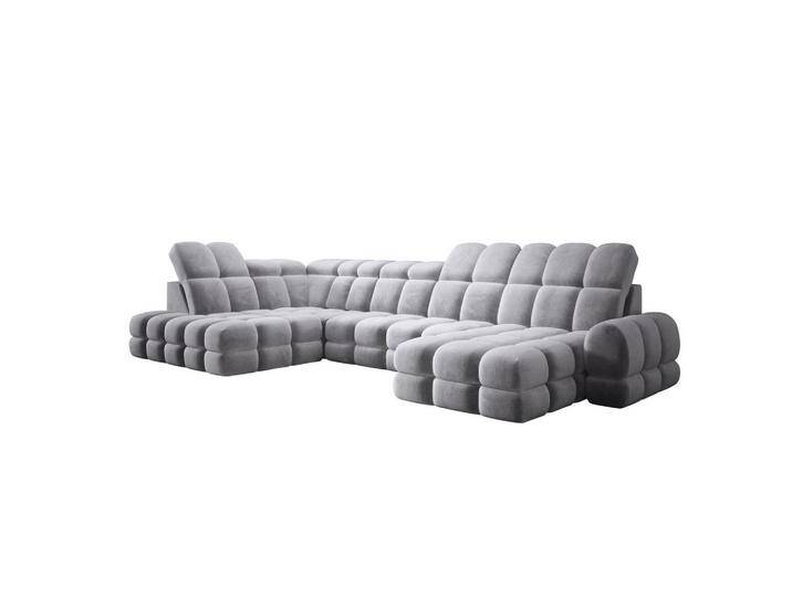 DomoHome ECKSOFA, Grau, Rechteckig, 400x217 cm, Wohnzimmer, Sofas & Couches, Wohnlandschaften, Ecksofas von XXXLutz Marktplatz