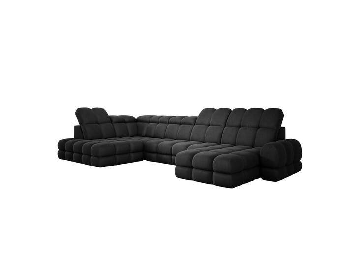 DomoHome ECKSOFA, Schwarz, Rechteckig, 400x217 cm, Wohnzimmer, Sofas & Couches, Wohnlandschaften, Ecksofas von XXXLutz Marktplatz