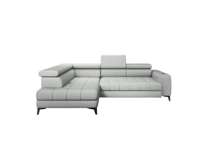 DomoHome ECKSOFA, Silber, Rechteckig, 280x196 cm, Wohnzimmer, Sofas & Couches, Wohnlandschaften, Ecksofas von XXXLutz Marktplatz