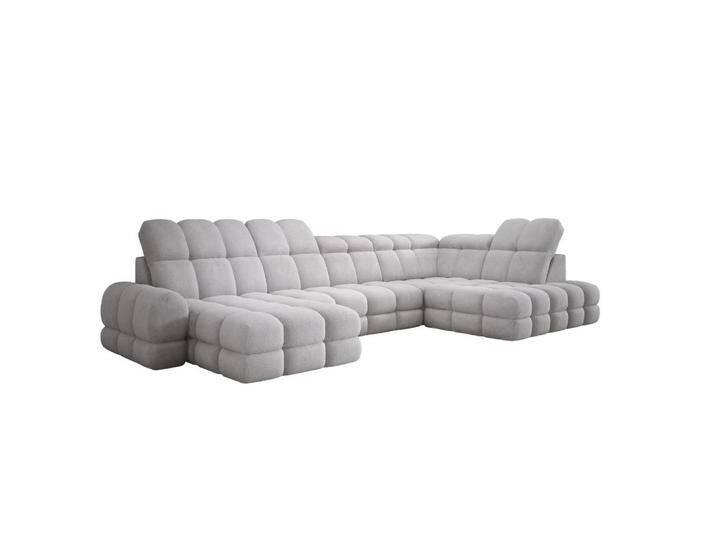DomoHome ECKSOFA, Silbereichen, Rechteckig, 400x217 cm, Wohnzimmer, Sofas & Couches, Wohnlandschaften, Ecksofas von XXXLutz Marktplatz