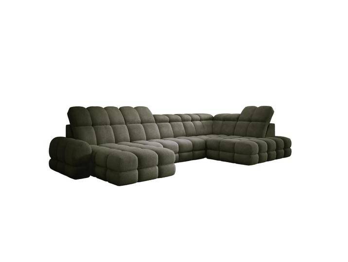 DomoHome ECKSOFA, Waldgrün, Rechteckig, 400x217 cm, Wohnzimmer, Sofas & Couches, Wohnlandschaften, Ecksofas von XXXLutz Marktplatz
