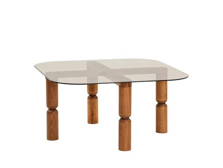 Drawer COUCHTISCH, Nussbaum, Glas, 80x40x80 cm, Wohnzimmer, Wohnzimmertische, Couchtische von XXXLutz Marktplatz