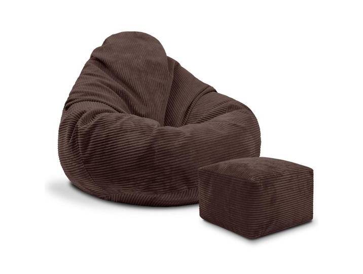Dreamroots SITZSACK, Braun, Dunkelbraun, Bronze, 90x100x90 cm, OEKO-TEX® STANDARD 100, Wohnzimmer, Hocker, Sitzsäcke, XXL Sitzsäcke von XXXLutz Marktplatz