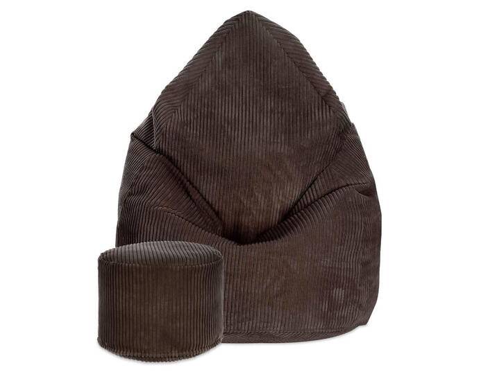 Dreamroots SITZSACK, Dunkelbraun, 70x105x70 cm, OEKO-TEX® STANDARD 100, Wohnzimmer, Hocker, Sitzsäcke, XXL Sitzsäcke von XXXLutz Marktplatz