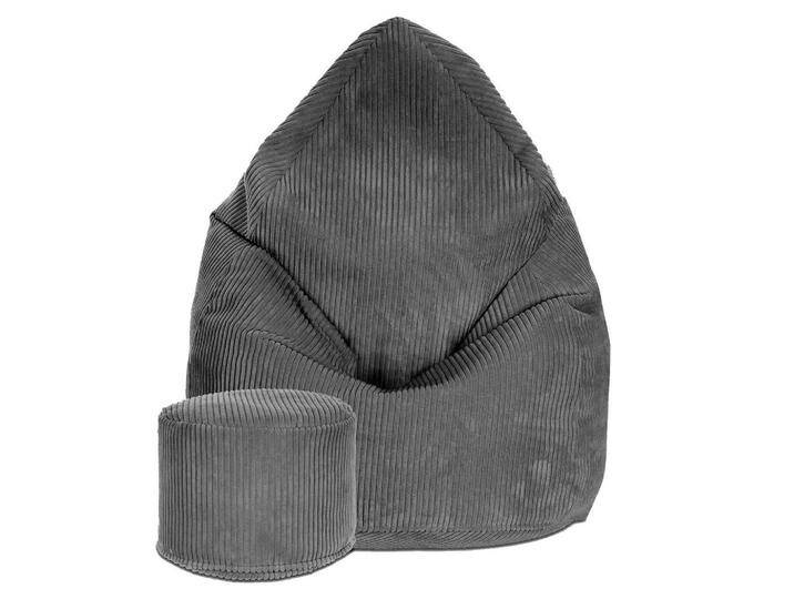 Dreamroots SITZSACK, Grau, Dunkelgrau, 80x120x80 cm, OEKO-TEX® STANDARD 100, Wohnzimmer, Hocker, Sitzsäcke, XXL Sitzsäcke von XXXLutz Marktplatz