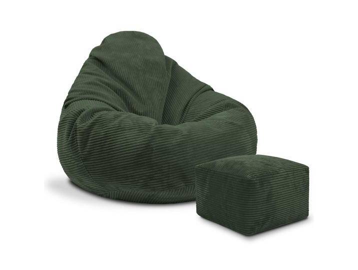 Dreamroots SITZSACK, Grün, Waldgrün, 90x100x90 cm, OEKO-TEX® STANDARD 100, Wohnzimmer, Hocker, Sitzsäcke, XXL Sitzsäcke von XXXLutz Marktplatz