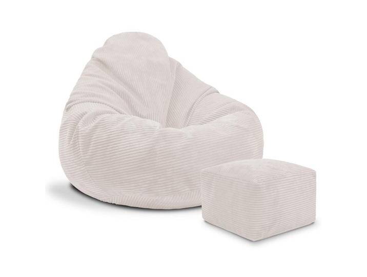 Dreamroots SITZSACK, Weiß, 70x70x70 cm, OEKO-TEX® STANDARD 100, Wohnzimmer, Hocker, Sitzsäcke, XXL Sitzsäcke von XXXLutz Marktplatz