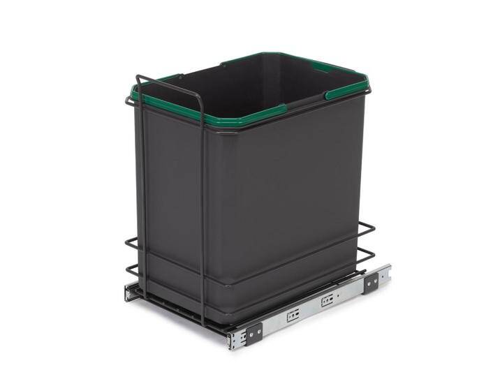 EMUCA RECYCLINGBEHÄLTER, Anthrazit, Metall, 50x36x52 cm, Küchen, Küchenausstattung, Mülleimer von XXXLutz Marktplatz