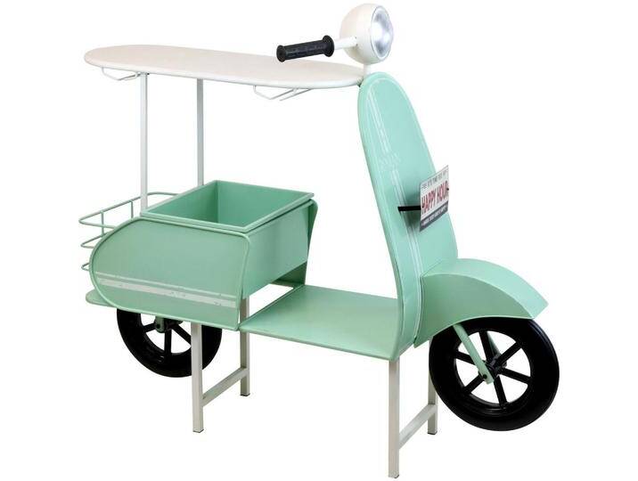 FURNARO ROLLERBAR, Grün, Metall, 105x121x52 cm, Esszimmer, Barmöbel, Bartische von XXXLutz Marktplatz