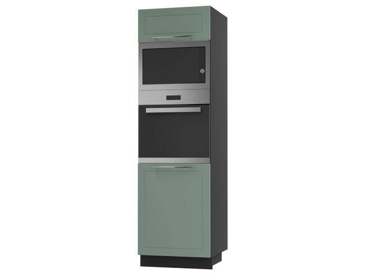 Feldmann-Wohnen BACKOFEN-HOCHSCHRANK, Mintgrün, Schwarz, Holz, 3 Fächer, Rechteckig, 60x207x59 cm, Küchen, Küchenmöbel, Küchenschränke, Geräteumbauschränke Feldmann-Wohnen BACKOFEN-HOCHSCHRANK, Mintgrün, Schwarz, Holz, 3 Fächer, Rechteckig, 60x207x59 cm, Küchen, Küchenmöbel, Küchenschränke, Geräteumbauschränke von XXXLutz Marktplatz