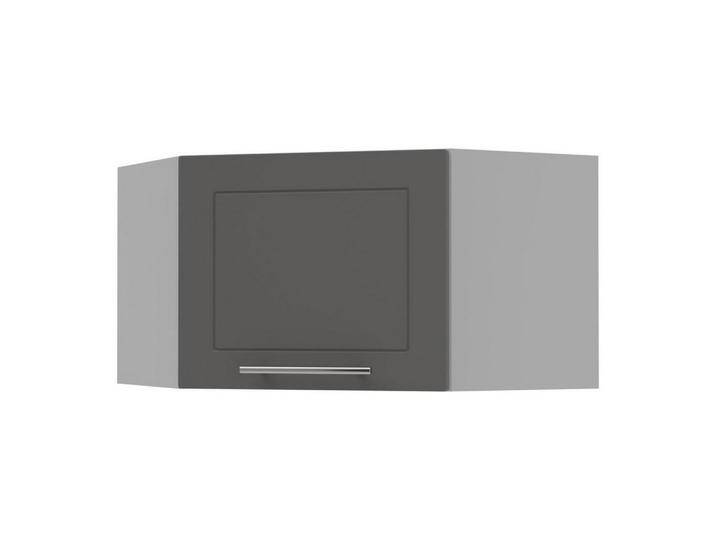 Feldmann-Wohnen ECKHÄNGESCHRANK, Graphit, Grau, Holz, 1 Fächer, Rechteckig, 60x36x60 cm, Küchen, Küchenmöbel, Küchenschränke, Küchenoberschränke von XXXLutz Marktplatz