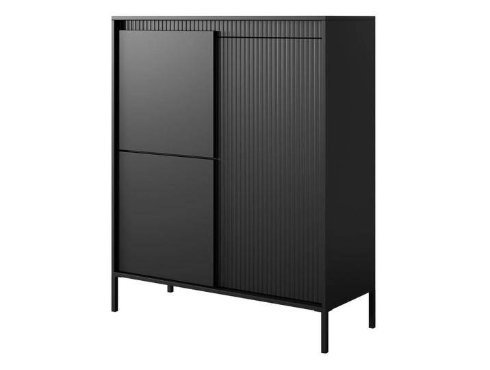 Feldmann-Wohnen HIGHBOARD, Schwarz, Holz, 5 Fächer, Rechteckig, 104x124x40 cm, Wohnzimmer, Kommoden & Sideboards, Highboards Feldmann-Wohnen HIGHBOARD, Schwarz, Holz, 5 Fächer, Rechteckig, 104x124x40 cm, Wohnzimmer, Kommoden & Sideboards, Highboards von XXXLutz Marktplatz