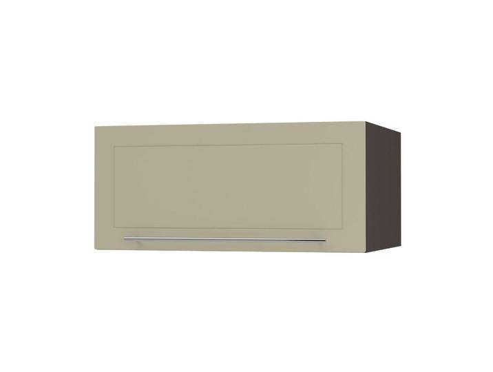 Feldmann-Wohnen KLAPPHÄNGESCHRANK, Creme, Dunkelgrau, Holz, 1 Fächer, Rechteckig, 80x36x59 cm, Küchen, Küchenmöbel, Küchenschränke, Küchenoberschränke von XXXLutz Marktplatz