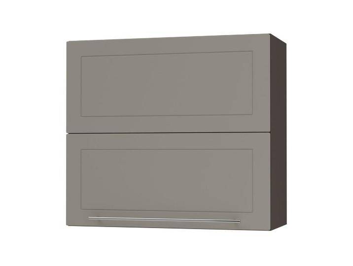 Feldmann-Wohnen KÜCHENHÄNGESCHRANK, Beige, Dunkelgrau, Holz, 3 Fächer, Rechteckig, 80x72x32.5 cm, Küchen, Küchenmöbel, Küchenschränke, Küchenoberschränke von XXXLutz Marktplatz