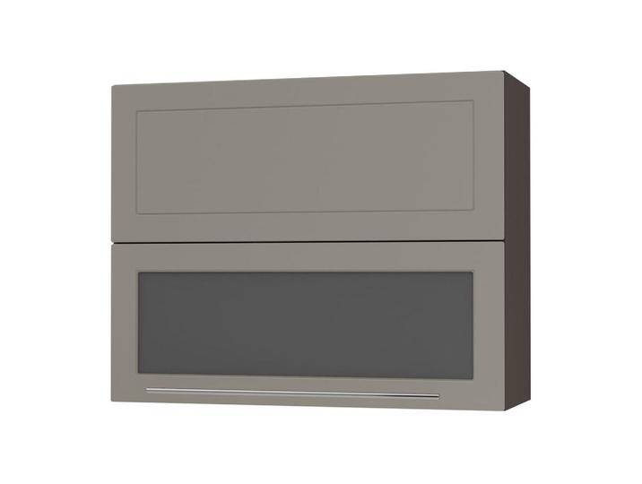 Feldmann-Wohnen KÜCHENHÄNGESCHRANK, Beige, Dunkelgrau, Holz, 3 Fächer, Rechteckig, 90x72x32.5 cm, Küchen, Küchenmöbel, Küchenschränke, Küchenoberschränke von XXXLutz Marktplatz