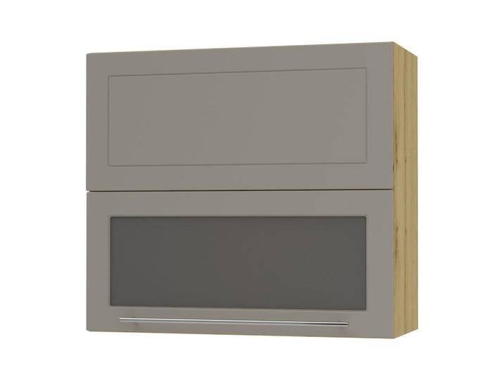 Feldmann-Wohnen KÜCHENHÄNGESCHRANK, Beige, Eiche Artisan, Holz, 3 Fächer, Rechteckig, 80x72x32.5 cm, Küchen, Küchenmöbel, Küchenschränke, Küchenoberschränke von XXXLutz Marktplatz