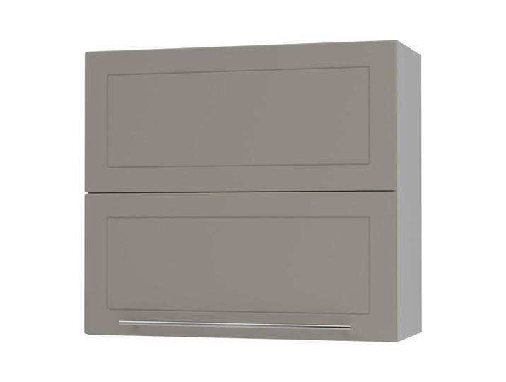 Feldmann-Wohnen KÜCHENHÄNGESCHRANK, Beige, Grau, Holz, 3 Fächer, Rechteckig, 80x72x32.5 cm, Küchen, Küchenmöbel, Küchenschränke, Küchenoberschränke von XXXLutz Marktplatz