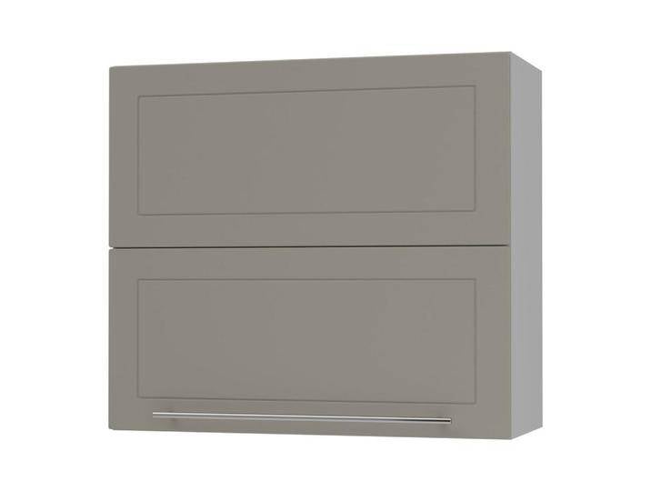 Feldmann-Wohnen KÜCHENHÄNGESCHRANK, Beige, Grau, Holz, 3 Fächer, Rechteckig, 80x72x32.5 cm, Küchen, Küchenmöbel, Küchenschränke, Küchenoberschränke von XXXLutz Marktplatz