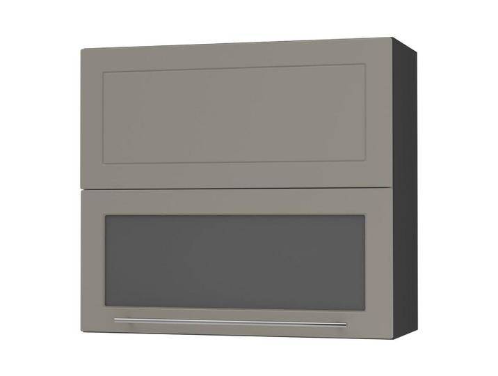 Feldmann-Wohnen KÜCHENHÄNGESCHRANK, Beige, Schwarz, Holz, 3 Fächer, Rechteckig, 80x72x32.5 cm, Küchen, Küchenmöbel, Küchenschränke, Küchenoberschränke von XXXLutz Marktplatz