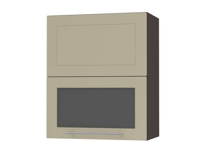 Feldmann-Wohnen KÜCHENHÄNGESCHRANK, Creme, Dunkelgrau, Holz, 3 Fächer, Rechteckig, 60x72x32.5 cm, Küchen, Küchenmöbel, Küchenschränke, Küchenoberschränke von XXXLutz Marktplatz