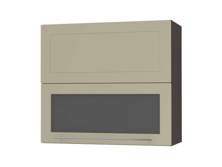 Feldmann-Wohnen KÜCHENHÄNGESCHRANK, Creme, Dunkelgrau, Holz, 3 Fächer, Rechteckig, 80x72x32.5 cm, Küchen, Küchenmöbel, Küchenschränke, Küchenoberschränke von XXXLutz Marktplatz