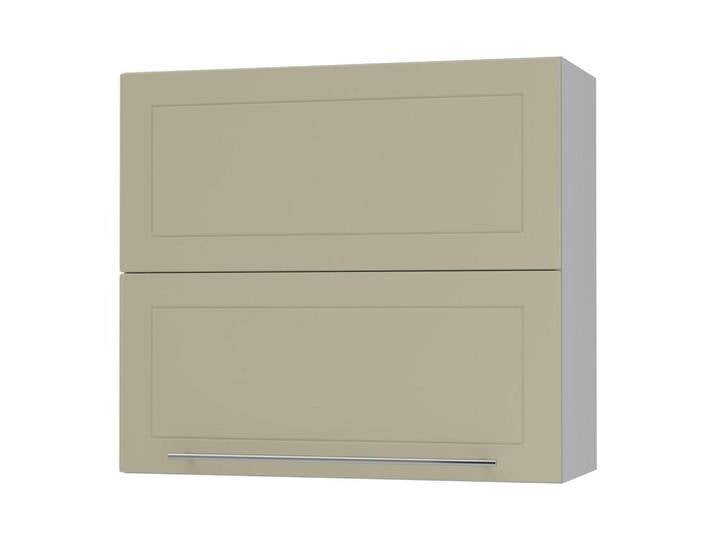 Feldmann-Wohnen KÜCHENHÄNGESCHRANK, Creme, Grau, Holz, 3 Fächer, Rechteckig, 80x72x32.5 cm, Küchen, Küchenmöbel, Küchenschränke, Küchenoberschränke von XXXLutz Marktplatz